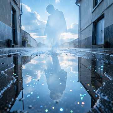 青空水洼